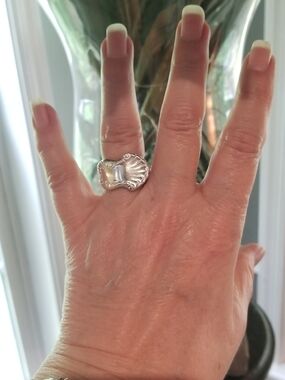 Spoon Ring Handcrafted From Vintage National Guildcraft "Concerto"Size 8